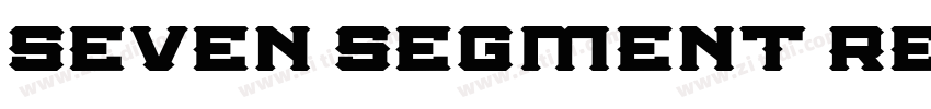 Seven Segment Regula字体转换